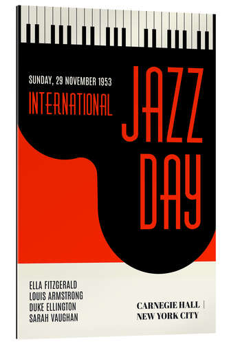 Galleriprint Jazzy Days, red