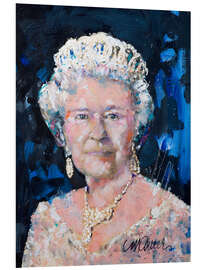 Tableau en PVC Queen Elizabeth II