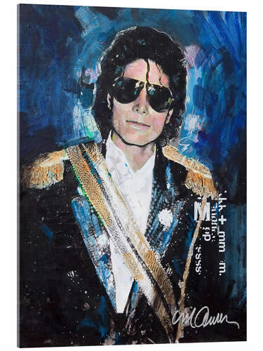 Acrylic print Michael Jackson