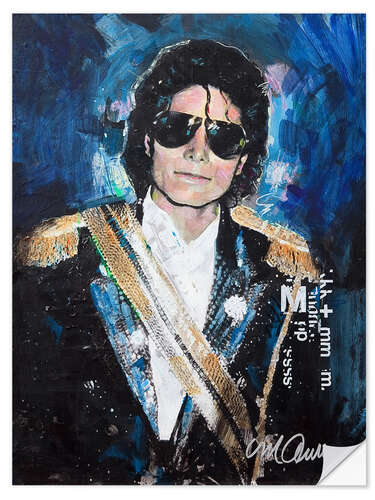 Sticker mural Michael Jackson