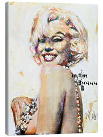 Leinwandbild  Marilyn Monroe - Diamonds - Sid Maurer