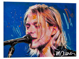 Foam board print Kurt Cobain