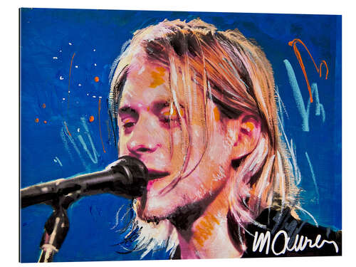 Tableau en plexi-alu Kurt Cobain