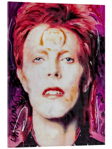 Acrylic print David Bowie