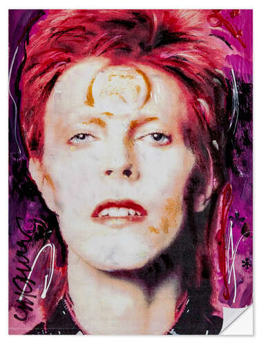 Wandsticker David Bowie