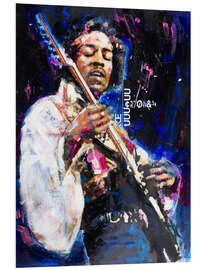 Foam board print Jimi Hendrix