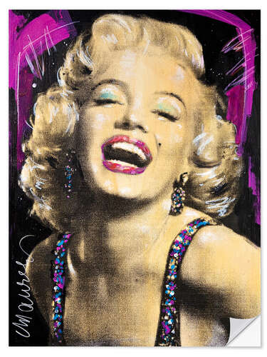 Sticker mural Marilyn Monroe Pop Art