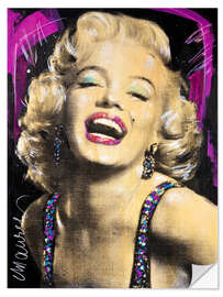 Naklejka na ścianę Marilyn Monroe Pop Art