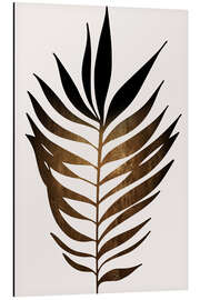 Cuadro de aluminio Golden leaf No 6