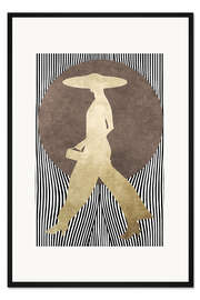 Gerahmter Kunstdruck La Madame Noir