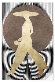 Wall sticker La Madame Noir