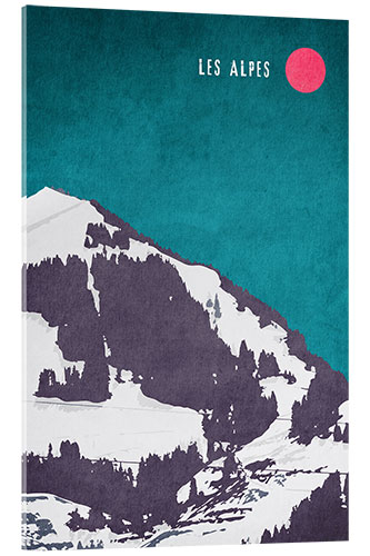 Cuadro de metacrilato Les Alpes