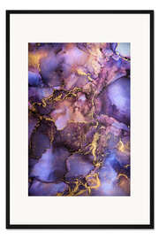 Gerahmter Kunstdruck Amethyst