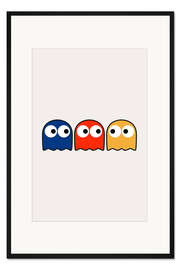 Gerahmter Kunstdruck Little RGB Brothers