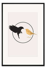 Gerahmter Kunstdruck Lovebirds