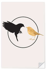 Wall sticker Lovebirds