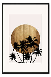 Gerahmter Kunstdruck Miami Beach