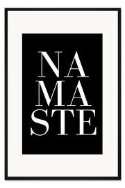 Gerahmter Kunstdruck Namaste