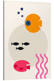 Magnettafel Fish Family