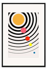 Gerahmter Kunstdruck Playful Universe