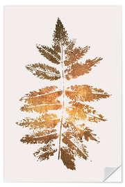 Adesivo murale Oak Leaf Print