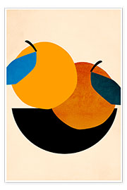 Wandbild  Two Apples - KUBISTIKA