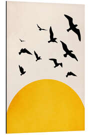 Magnettafel Wings To Fly, gelb