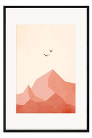 Gerahmter Kunstdruck Zugspitze I