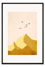 Gerahmter Kunstdruck Zugspitze III