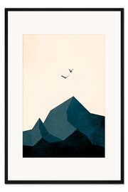 Gerahmter Kunstdruck Zugspitze II