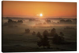 Canvas print Mysterious sunrise