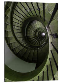 Gallery print Green Spiral Staircase I