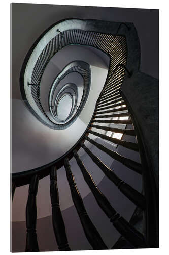 Acrylic print Modern spiral staircase