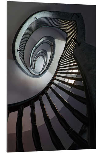 Aluminiumsbilde Modern spiral staircase