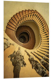 Stampa su PVC Golden Staircase