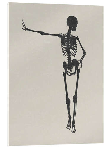 Gallery print Halloween skeleton with sexy pose