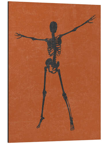 Stampa su alluminio Dancing Skeleton II