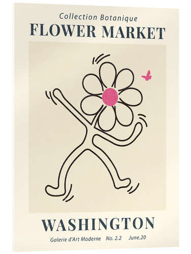 Acrylglasbild Flower Market Washington