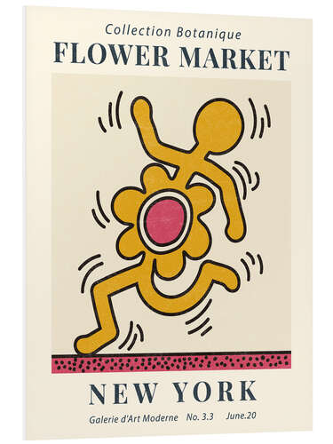 Foam board print Flower Market New York II