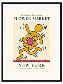 Gerahmter Kunstdruck Flower Market New York II