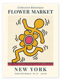 Poster Flower Market New York