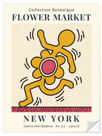 Naklejka na ścianę Flower Market New York II