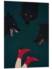 Foam board print Wolves Chase You