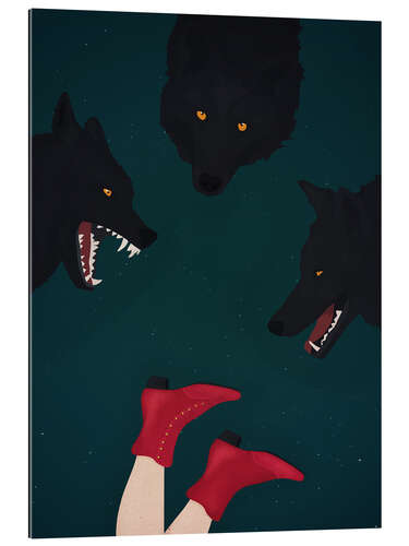 Gallery print Wolves Chase You