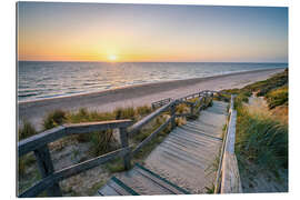 Gallery Print Der Weg zum Strand auf Sylt