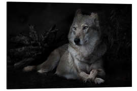 Tableau en aluminium Slim, independent she-wolf