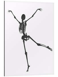 Alumiinitaulu Dancing Skeleton III