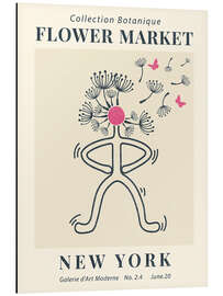 Tableau en aluminium Flower Market New York III