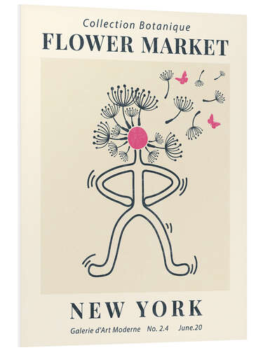 Foam board print Flower Market New York III