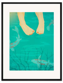 Gerahmter Kunstdruck Faule Sommertage